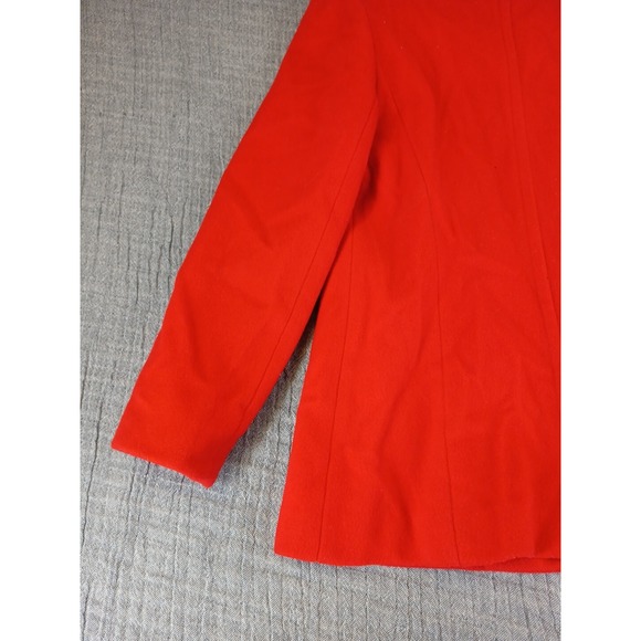 Mackintosh Size 6 Red Wool Authentic Peacoat Coat Jacket Union Made in USA - Picture 9 of 12